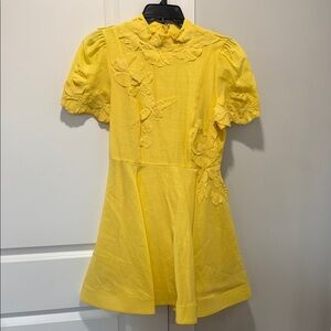 ANTONIO MELANI Yellow Floral Dress